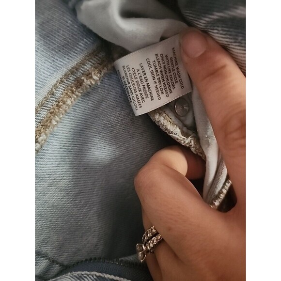 Tinseltown Women’s Juniors 7 Skinny Jeans Blue Distressed Medium Wash - Picture 4 of 5